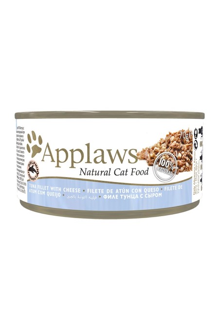 Comida Húmeda Gato Applaws Cat Lata 70g Atún con Queso