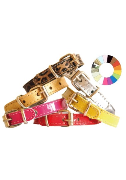 Collares Perro  Collar Little Charol FUC 14-17 L200 A14