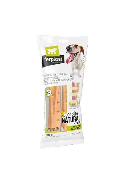 Suplementos Ferplast Snack Goddbite Natural Helix Salmon M 23Gr 2Uds