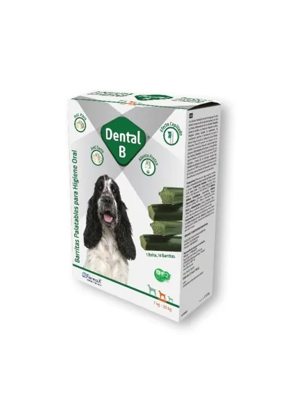 Dental-B (M) Barritas Perros 7-20 Kg 14 Ud