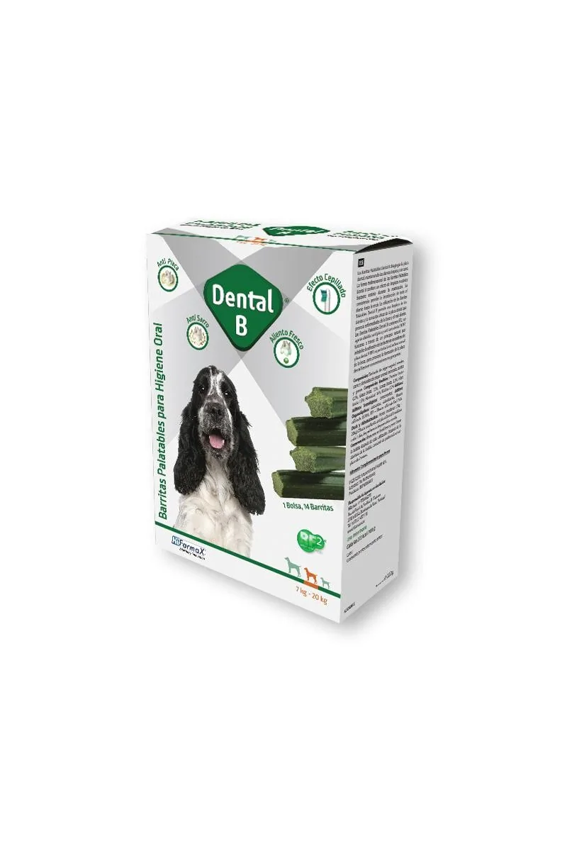 Dental-B (M) Barritas Perros 7-20 Kg 14 Ud