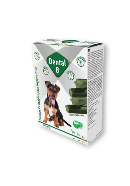 Dental-B (S) Barritas Perros -7 Kg 14 Ud