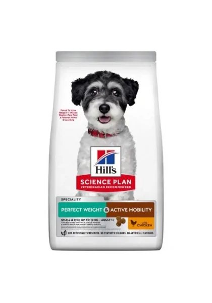 Dieta Proteinas Perro HillS Hsp Canin Adul Perfect Weight Mobility Small Mini 6Kg