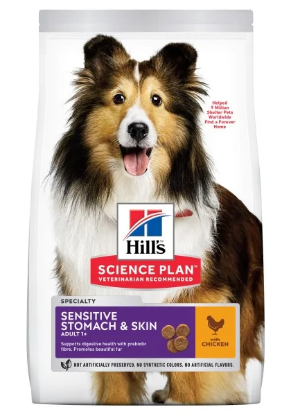 Dieta Proteinas Perro HillS Hsp Canin Adult Sensit Stomach Skin Medium Pollo 14Kg