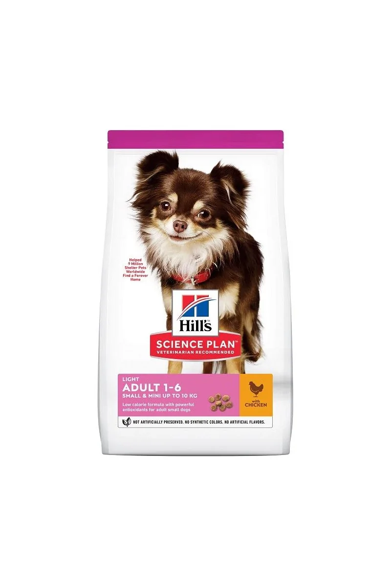 Dieta Proteinas Perro HillS Hsp Canine Adult Light Small Mini Pollo 1,5Kg