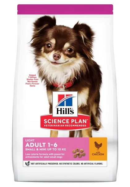 Dieta Proteinas Perro HillS Hsp Canine Adult Light Small Mini Pollo 6Kg