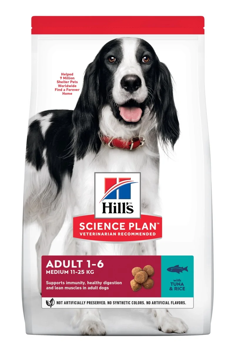 Dieta Proteinas Perro HillS Hsp Canine Adult Medium Atun 12Kg