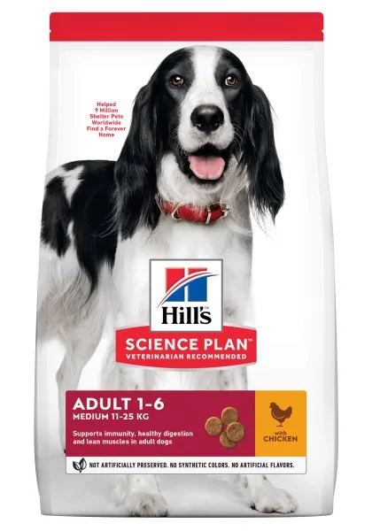 Dieta Proteinas Perro HillS Hsp Canine Adult Medium Pollo 14Kg