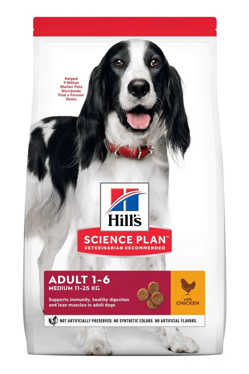 Dieta Proteinas Perro HillS Hsp Canine Adult Medium Pollo 14Kg