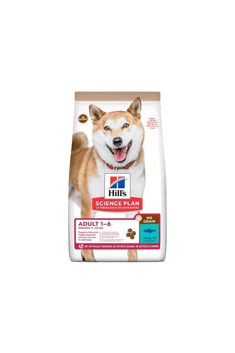 Dieta Proteinas Perro HillS Hsp Canine Adult No Grain Atun 14Kg