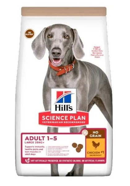 Dieta Proteinas Perro HillS Hsp Canine Adult No Grain Large Pollo 14Kg