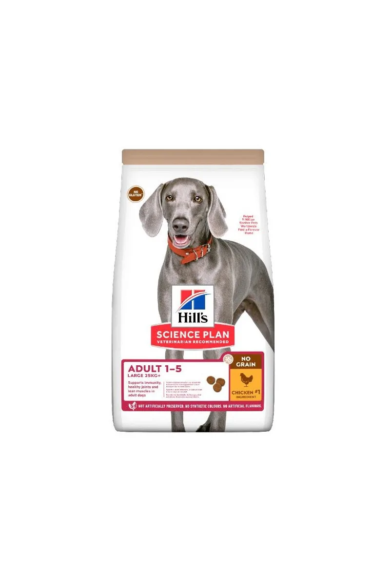 Dieta Proteinas Perro HillS Hsp Canine Adult No Grain Large Pollo 14Kg