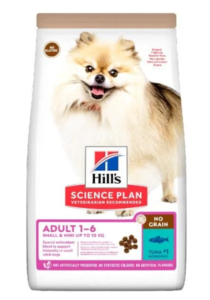 Dieta Proteinas Perro HillS Hsp Canine Adult No Grain Small Mini Atun 6Kg