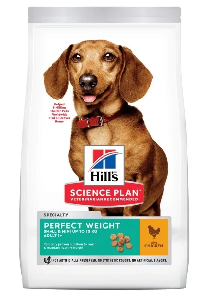 Dieta Proteinas Perro HillS Hsp Canine Adult Perfect Weight Small Mini Pollo 6Kg