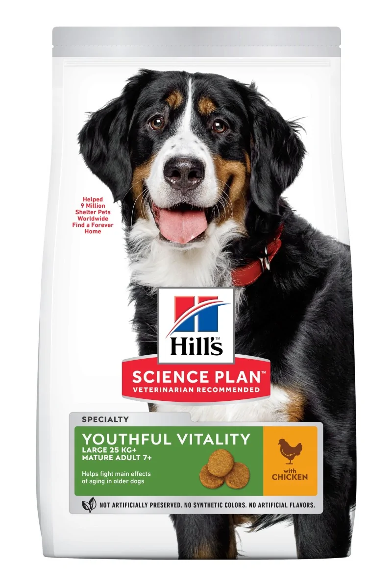 Dieta Proteinas Perro HillS Hsp Canine Mature Vitality Large Pollo 14Kg