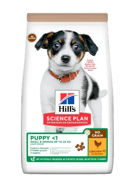 Dieta Proteinas Perro HillS Hsp Canine Puppy No Grain Small Medium Pollo 14Kg