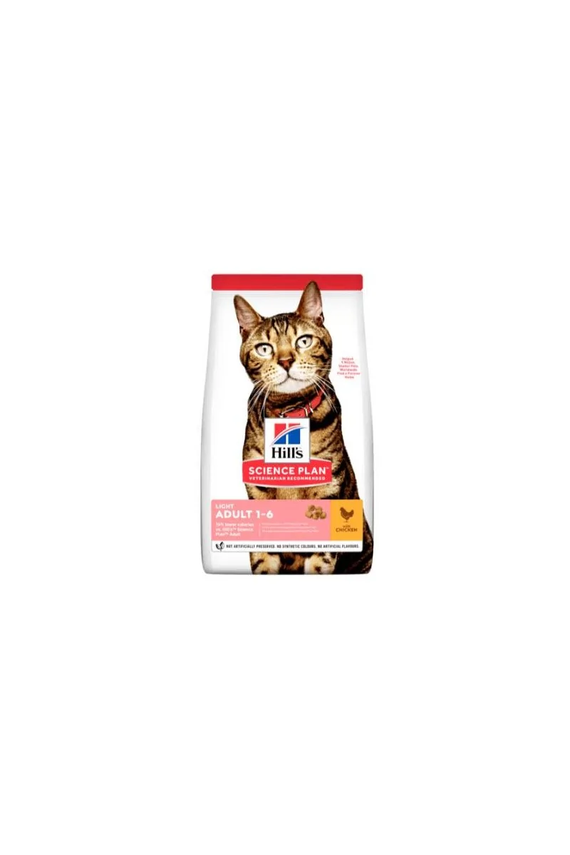 Dieta Proteinas Gato HillS Hsp Feline Adult Light Pollo 10Kg