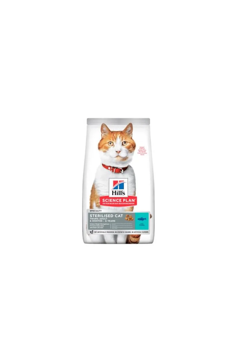 Dieta Proteinas Gato HillS Hsp Feline Adult Sterilised Atun 1,5Kg