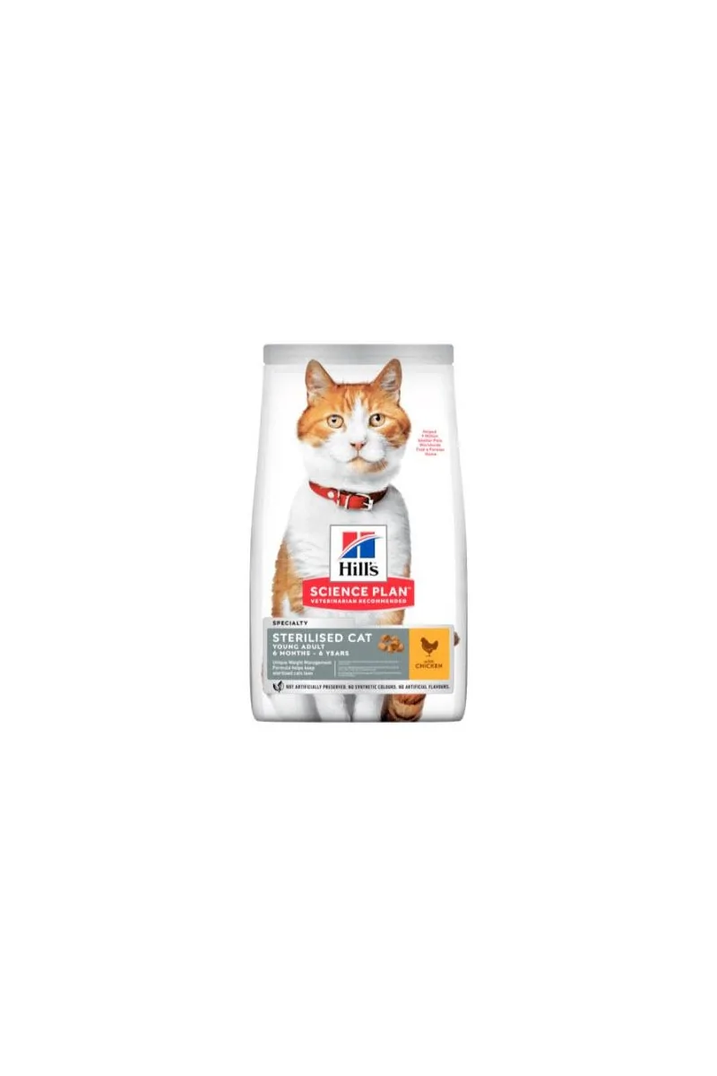 Dieta Proteinas Gato HillS Hsp Feline Adult Sterilised Pollo 10Kg