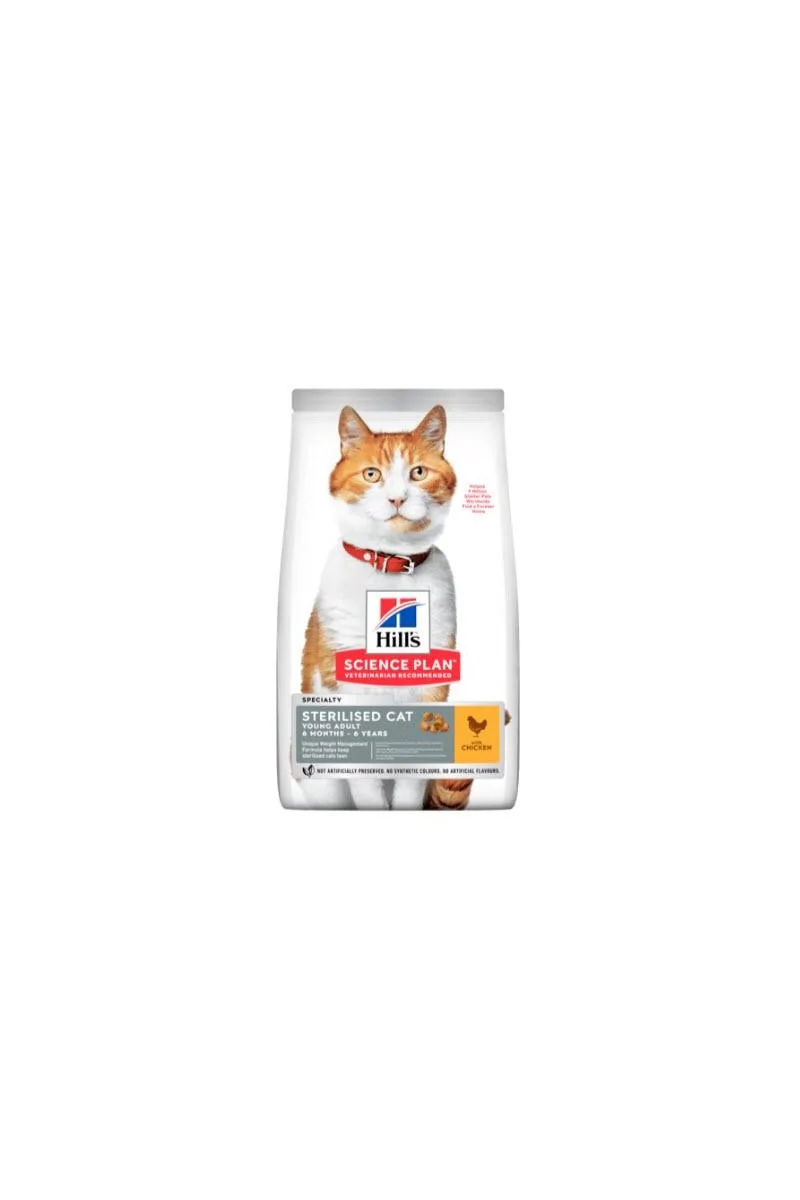 Dieta Proteinas Gato HillS Hsp Feline Adult Sterilised Pollo 7Kg