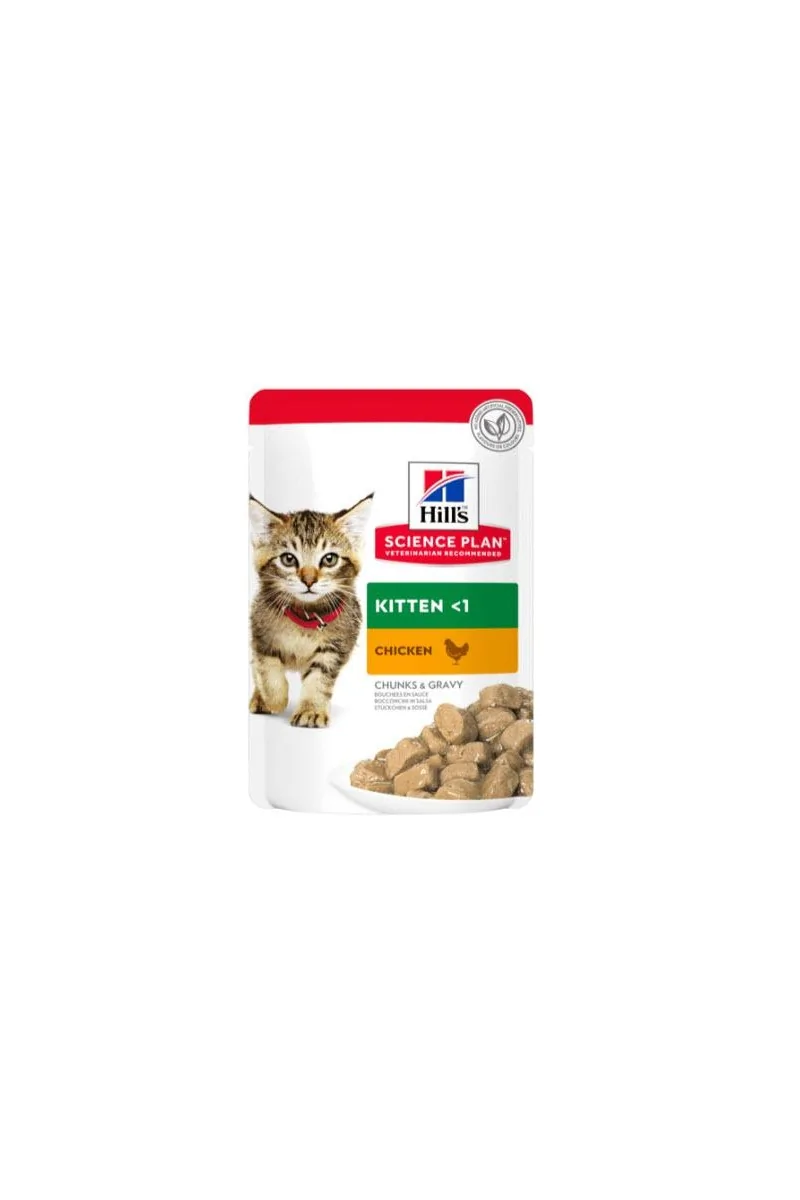 Dieta Proteinas Gato HillS Hsp Feline Kitten Pollo Pouch Caja 12X85Gr