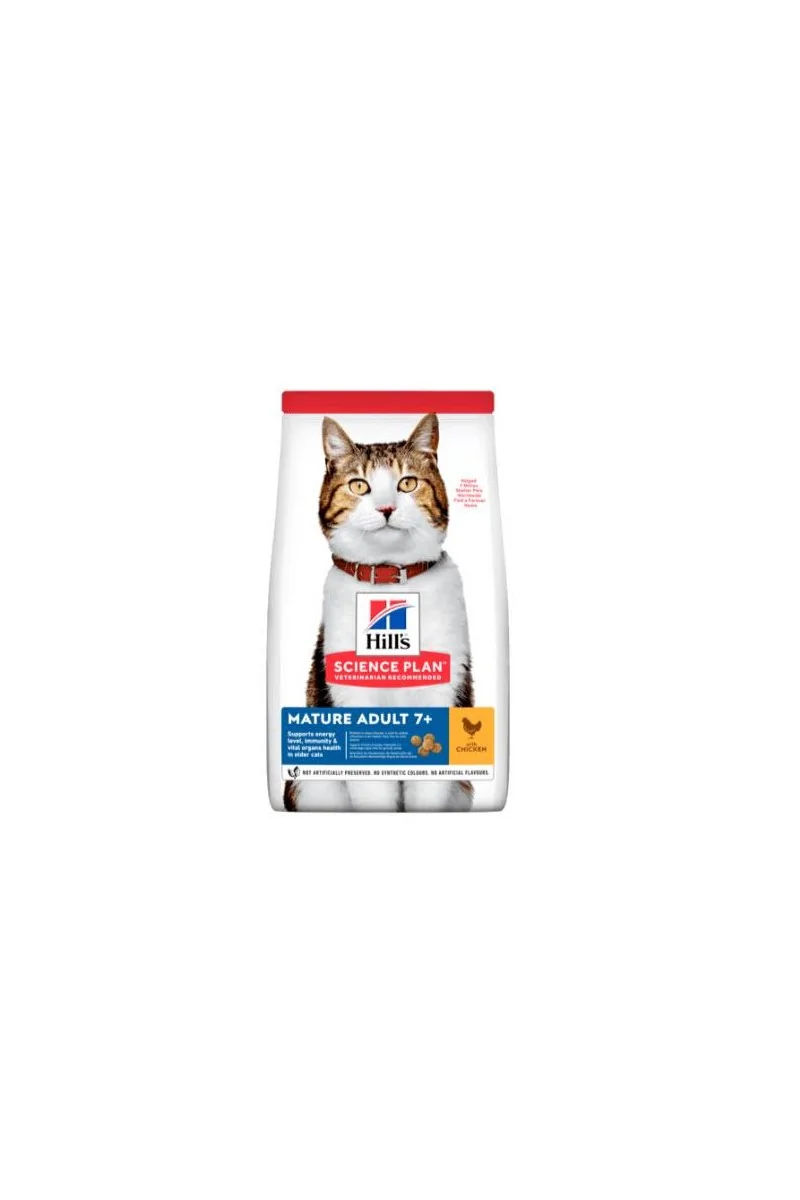 Dieta Proteinas Gato HillS Hsp Feline Mature Adult 7+ Pollo 1,5Kg