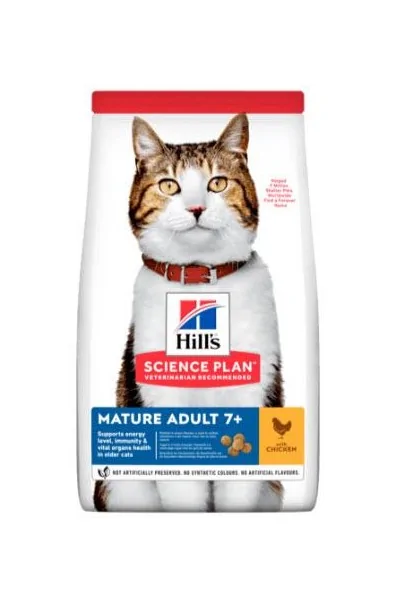 Dieta Proteinas Gato HillS Hsp Feline Mature Adult 7+ Pollo 10Kg