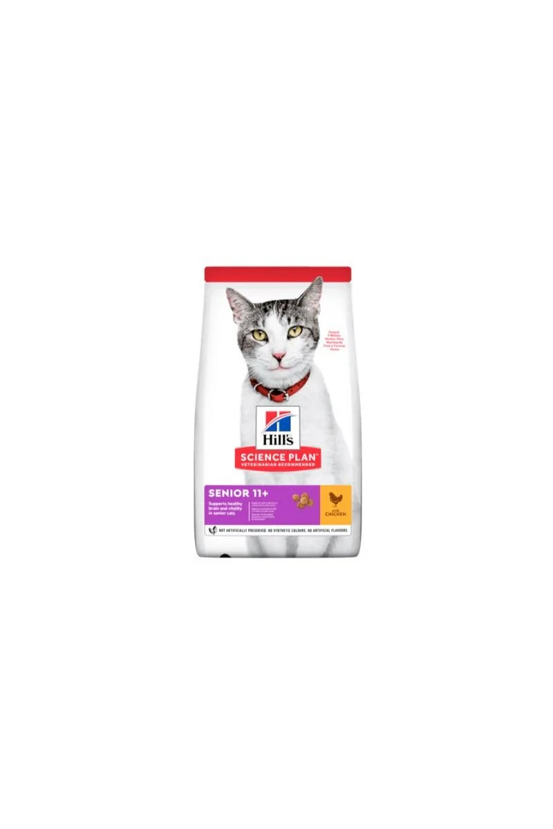 Dieta Proteinas Gato HillS Hsp Feline Senior 11+ Pollo 1,5Kg