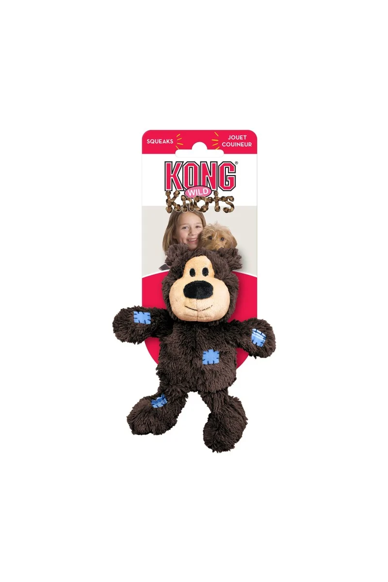 Juguete Kong Holiday Wild Knots Bear Small