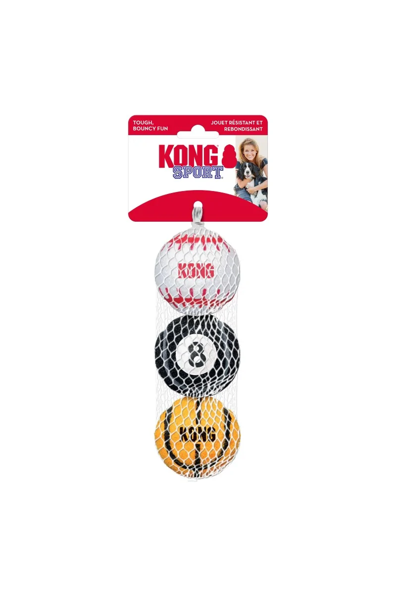 Juguete Kong Sports Balls Medium Malla 3Uds Abs2E