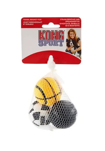 Juguete Kong Sports Balls Small Malla 3Uds Abs3E