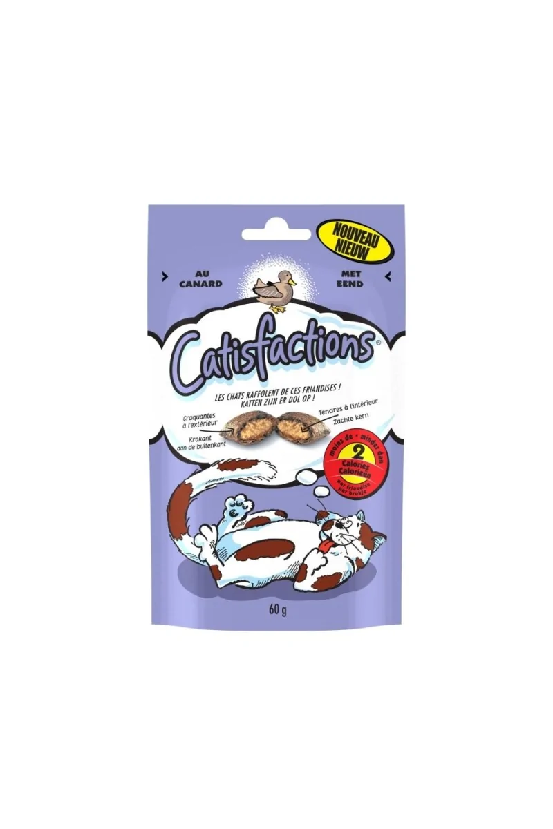 Suplemento Catisfactions Feline Buey 6X60Gr