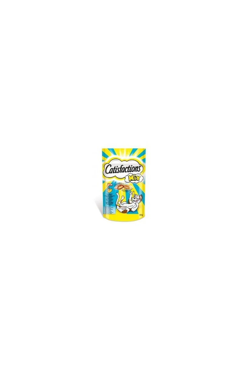 Suplemento Catisfactions Feline Mixto Pollo Pato Caja 6X60Gr