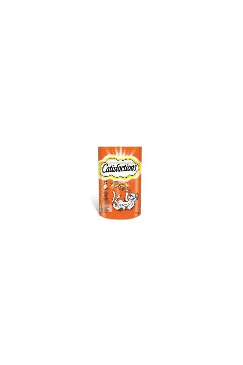 Suplemento Catisfactions Feline Mixto Salmon Queso 6X60Gr