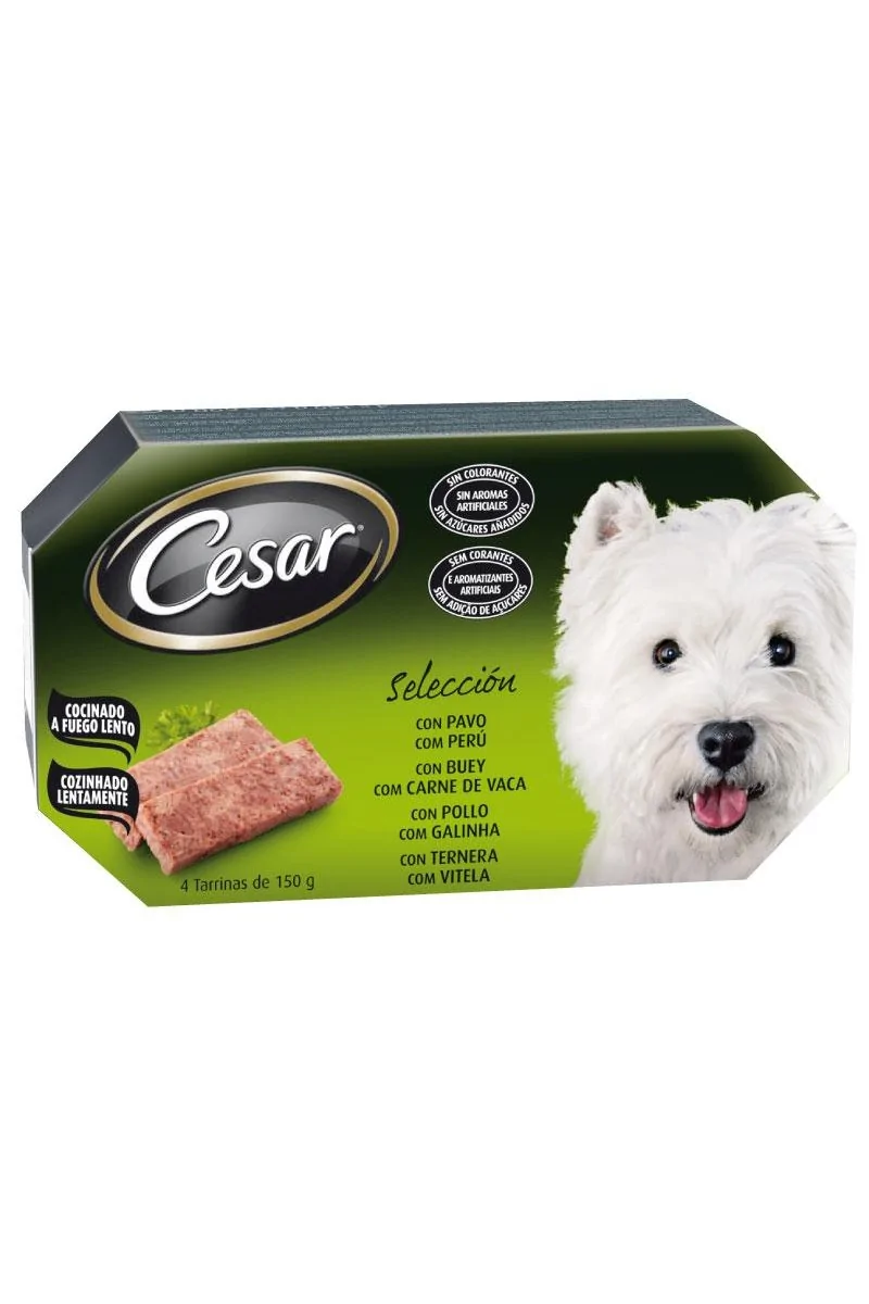 Suplemento Cesar Multipack Seleccion Carnes Pate Caja 6X4X150Gr