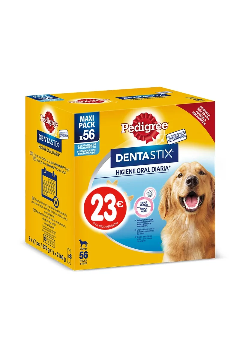 Suplemento Dentastix Pack Grande 56Uds