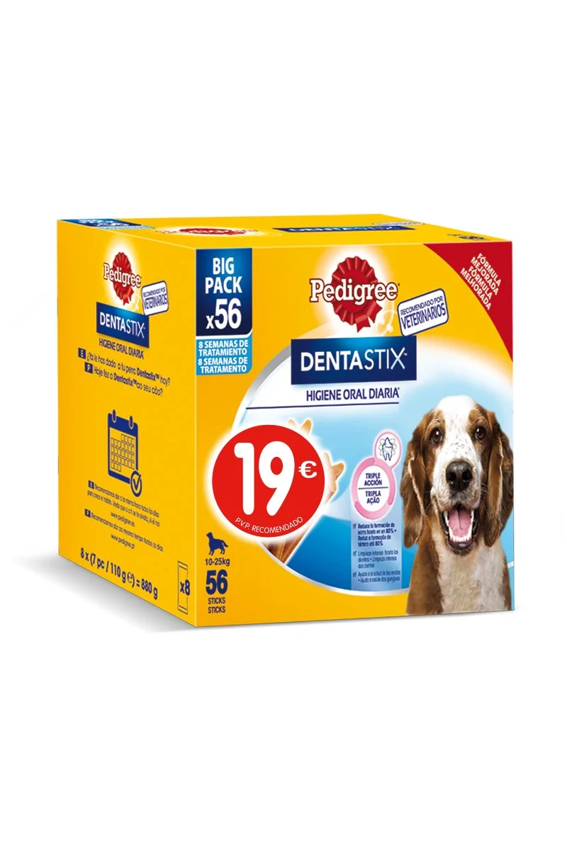 Suplemento Dentastix Pack Mediano 56Uds