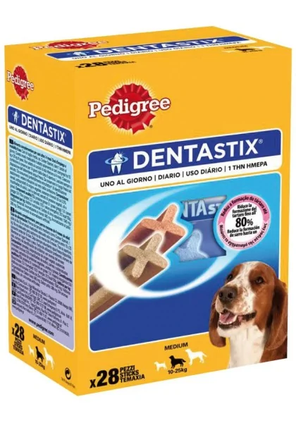 Suplemento Pedigree Dentastix Pack Raza Mediana Caja 4X180Gr