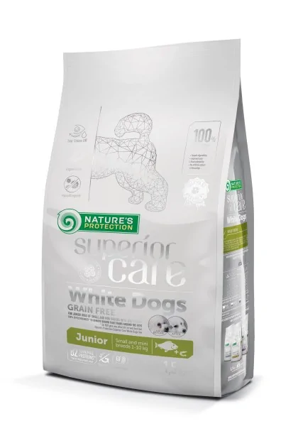 Dieta Proteinas Perro Natures Prote White Dog Puppy Small Grain Free Pescado 1,5Kg