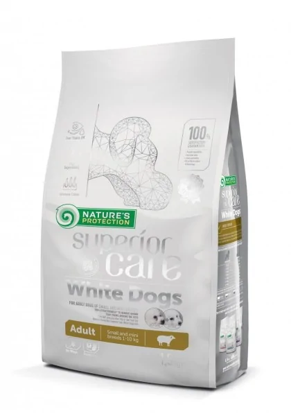 Dieta Proteinas Perro Natures Protection White Dog Adult Small Breed Cordero 4Kg