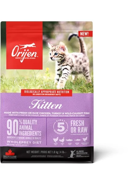 Comida Natural Gato Orijen Feline Kitten 1,8Kg