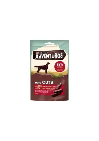 Dieta Natural Adventuros Mini Cuts Wild Boar 7X70Gr