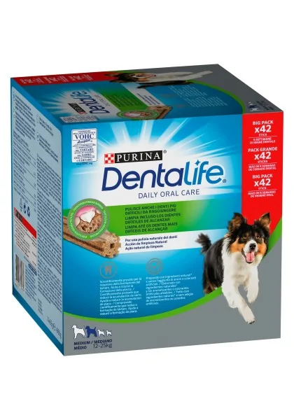 Dieta Natural Perro Dentalife Canine Medium 966Gr