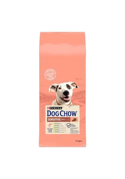 Dieta Natural Perro Dog Chow Canine Adult Sensitive Salmon 14Kg