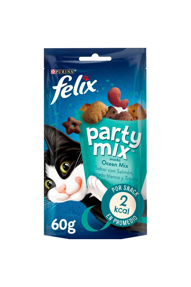 Dieta Natural Gato Felix Party Feline Mix Ocean Caja 8X60Gr