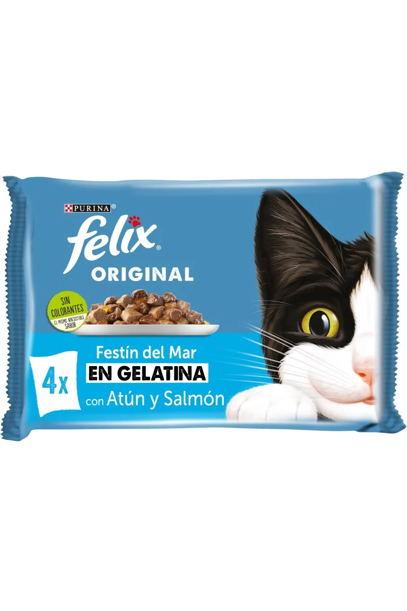 Dieta Natural Felix Seleccion De Pescados 12X4X85Gr