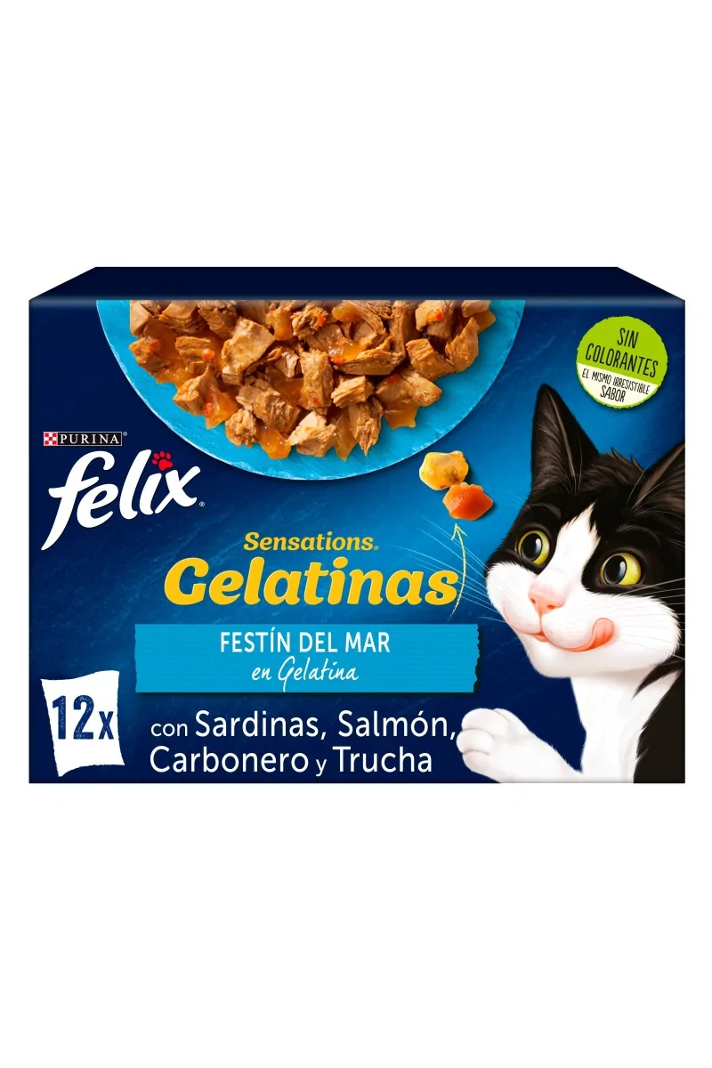 Dieta Natural Felix Sensations Pescado Multipack 12X85Gr