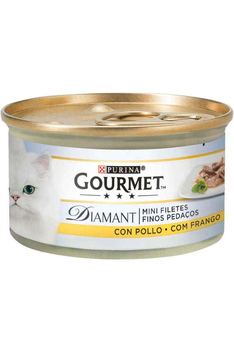 Dieta Natural Gourmet Diamant Finas Lonchas Con Pollo 24X85