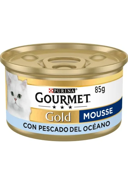 Dieta Natural Gourmet Gold Mouse Pescado Oceano Caja 24X85Gr