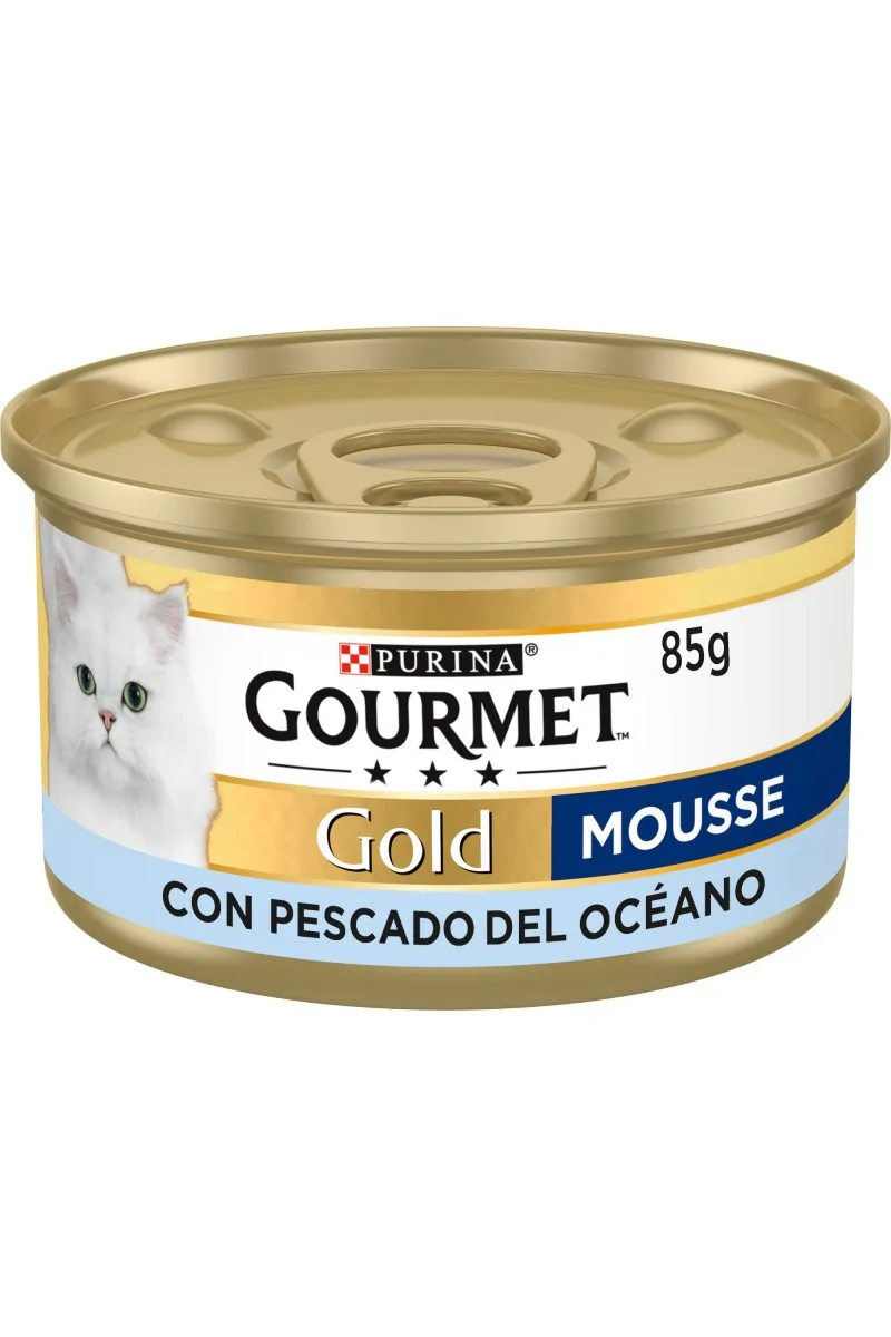 Dieta Natural Gourmet Gold Mouse Pescado Oceano Caja 24X85Gr